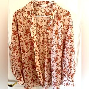 Vintage MOUSSY Women’s Patterned Shirt